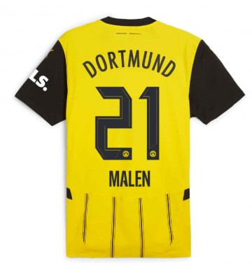 Borussia Dortmund Donyell Malen #21 Hemmatröja 2024-25 Kortärmad